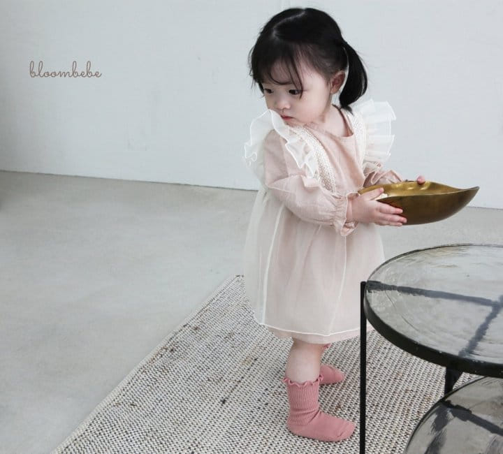 Bloombebe - Korean Baby Fashion - #babyoutfit - Snow Flower Organza - 8