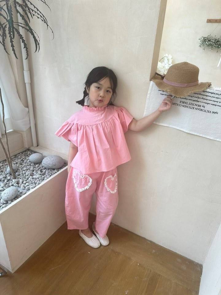 Bobo j - Korean Children Fashion - #Kfashion4kids - Heart Pocket Pants - 11