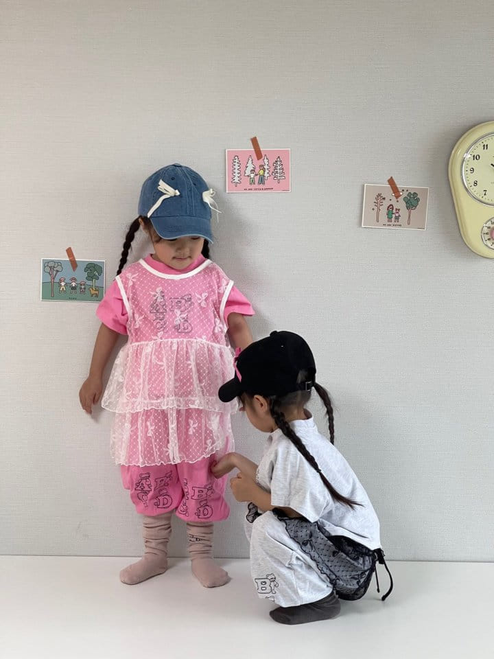 Bobo j - Korean Children Fashion - #discoveringself - Ribbon Kan Kan One-Piece - 2