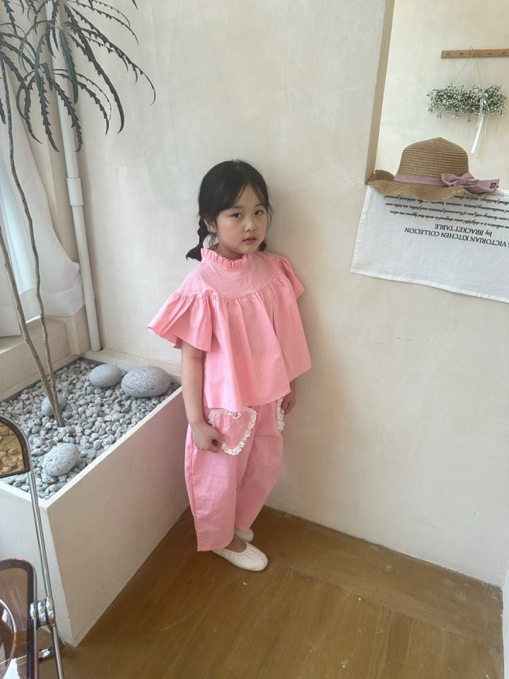 Bobo j - Korean Children Fashion - #fashionkids - Heart Pocket Pants - 7