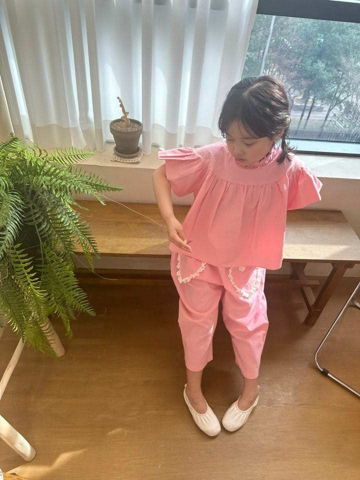Bobo j - Korean Children Fashion - #kidsstore - Heart Pocket Pants - 9
