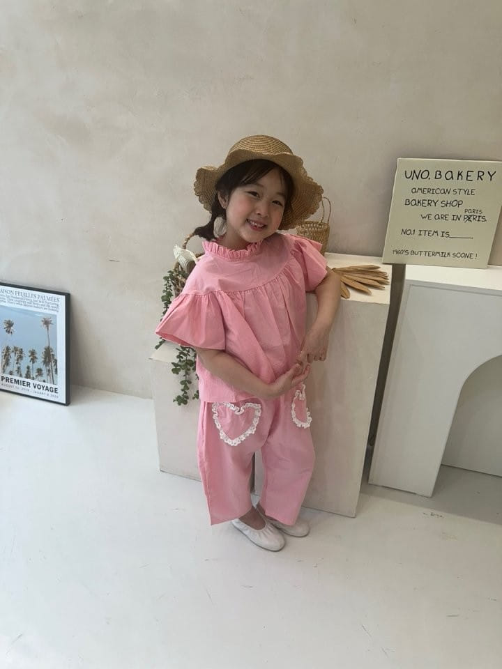 Bobo j - Korean Children Fashion - #stylishchildhood - Heart Pocket Pants - 2
