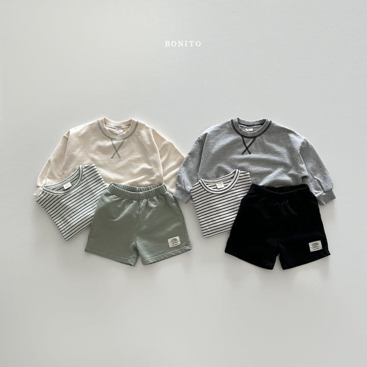Bonito - Korean Children Fashion - #stylishchildhood - Gai 3Pcs Top Bottom Set
