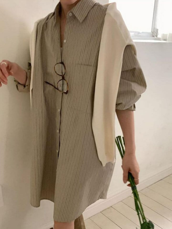 Brick - Korean Women Fashion - #pursuepretty - Pen Shirt
