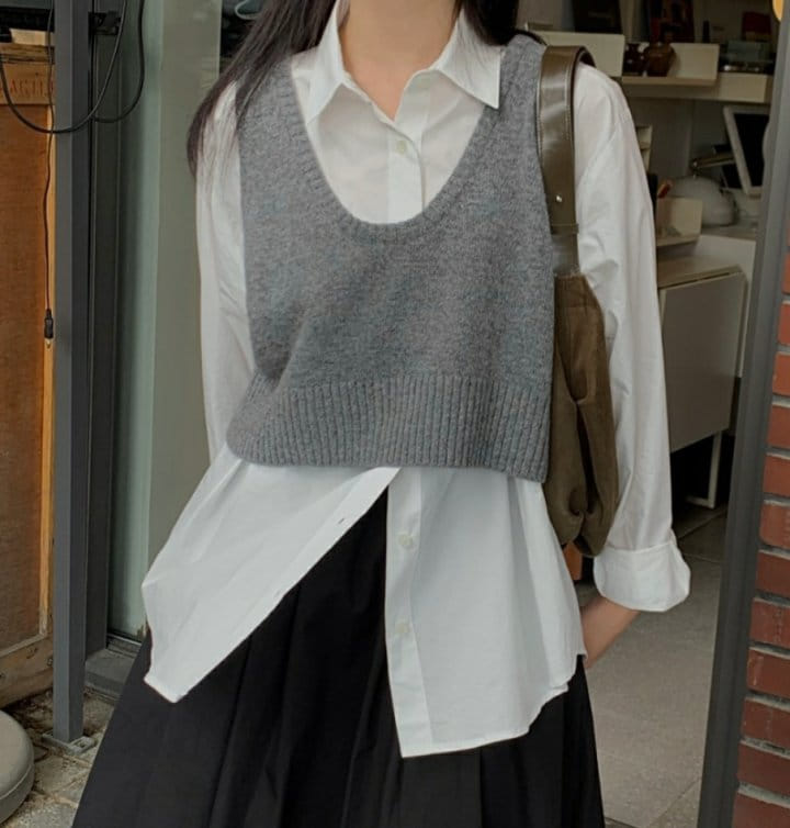 Buttering - Korean Women Fashion - #womensfashion - Two Way Vest - 7