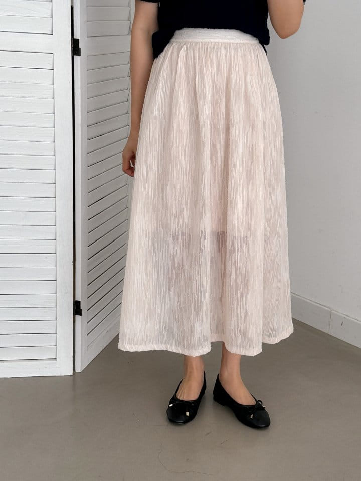 Bytheshew - Korean Women Fashion - #momslook - Lace Long Skirt - 9