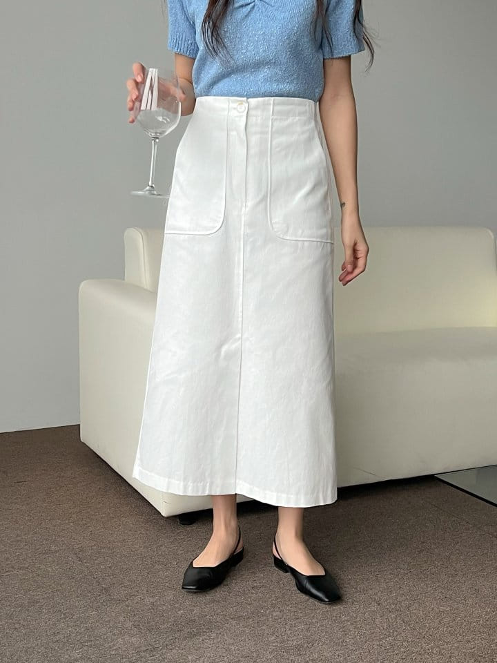 Bytheshew - Korean Women Fashion - #momslook - Draw Skirt - 7