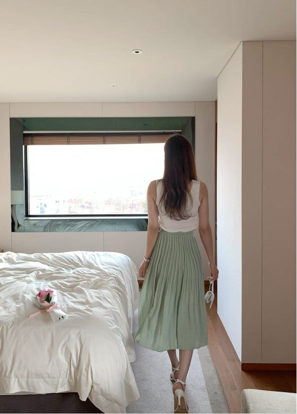 Bytheshew - Korean Women Fashion - #momslook - Beauty Skirt - 8