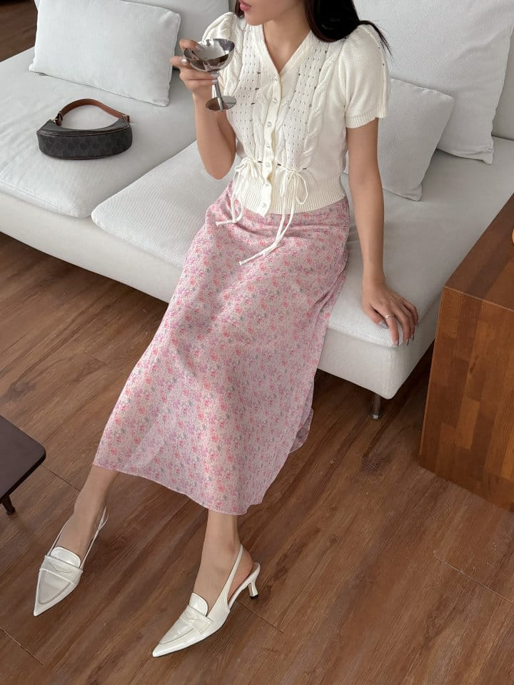 Bytheshew - Korean Women Fashion - #momslook - Spring Breeze Skirt - 3