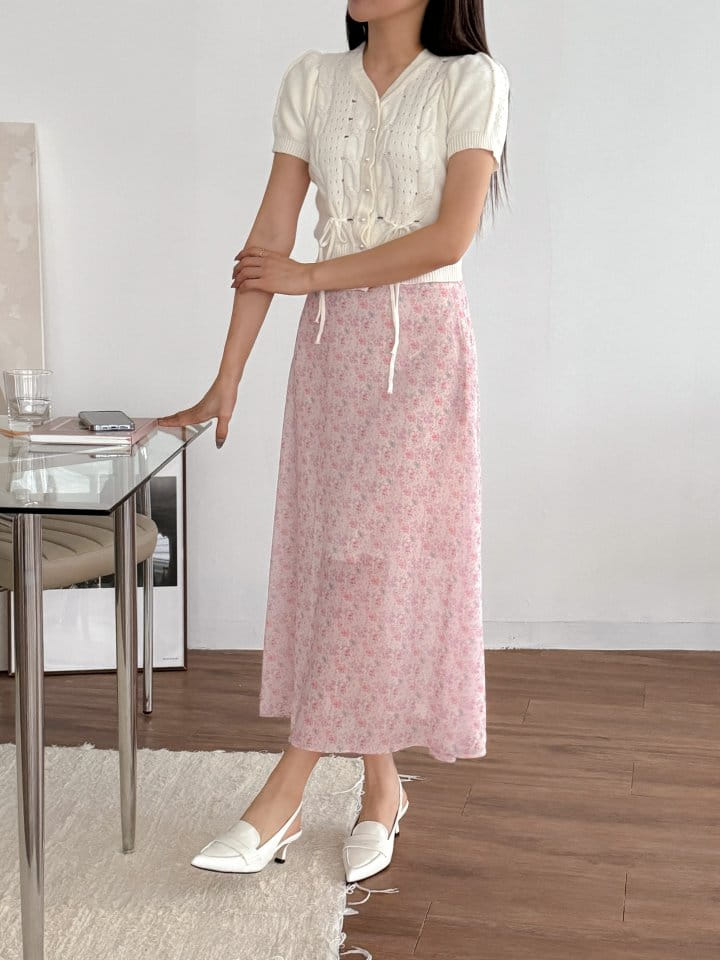 Bytheshew - Korean Women Fashion - #momslook - Spring Breeze Skirt - 7
