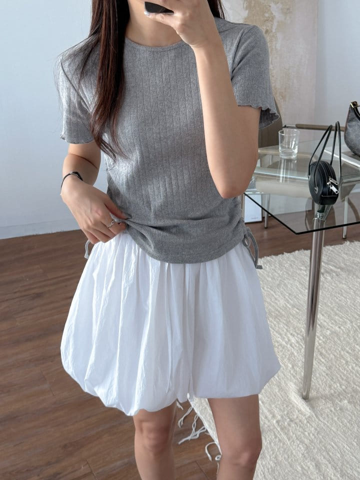 Bytheshew - Korean Women Fashion - #pursuepretty - Pumpkin Mini Skirt - 10