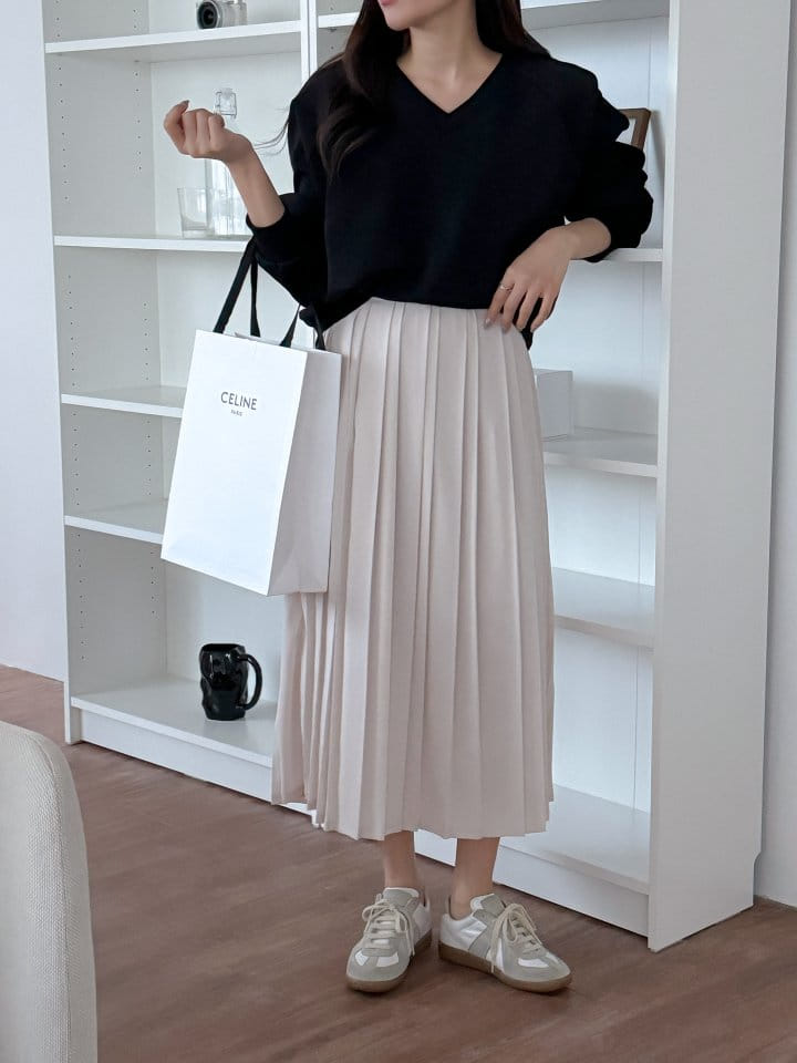 Bytheshew - Korean Women Fashion - #restrostyle - Fairy Long Skirt - 6