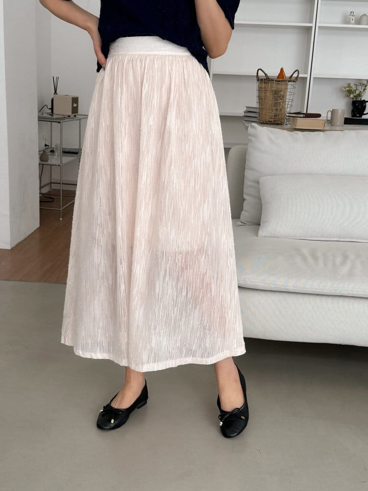 Bytheshew - Korean Women Fashion - #shopsmall - Lace Long Skirt - 2