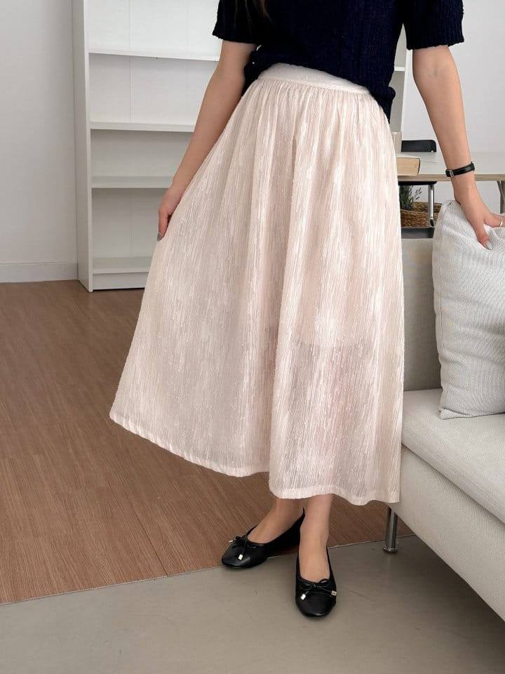 Bytheshew - Korean Women Fashion - #thatsdarling - Lace Long Skirt - 3