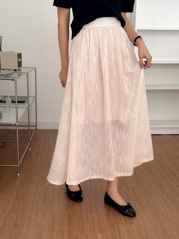 Bytheshew - Korean Women Fashion - #thatsdarling - Lace Long Skirt - 4