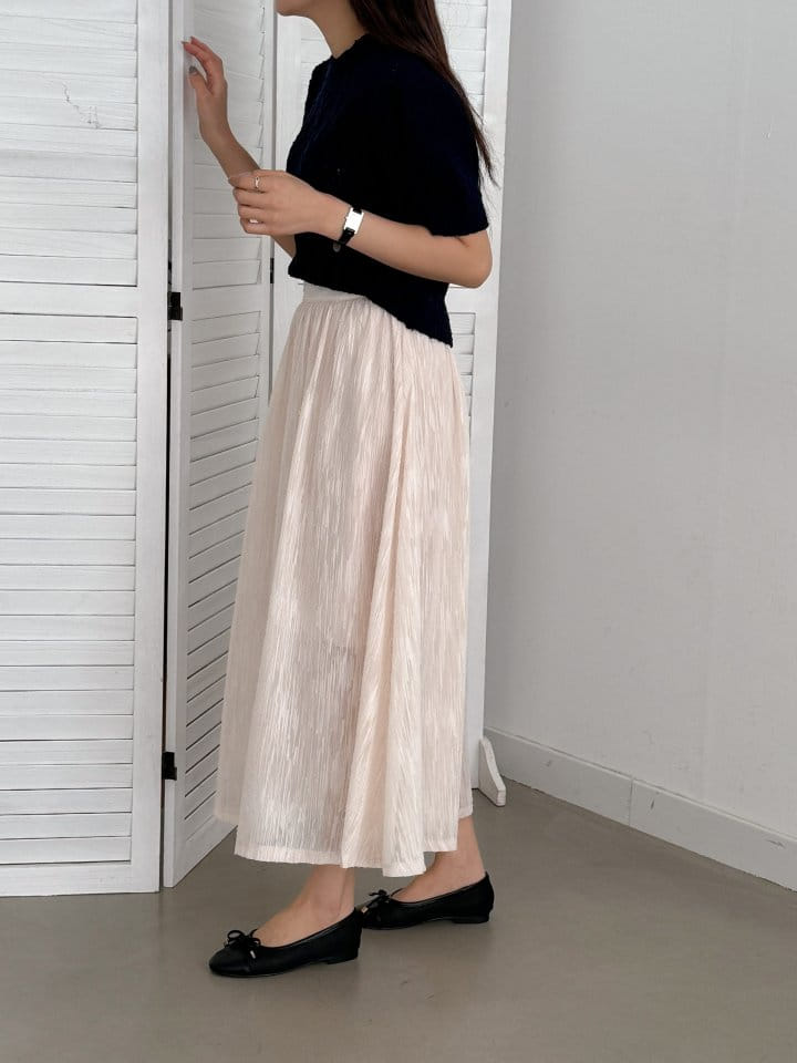 Bytheshew - Korean Women Fashion - #womensfashion - Lace Long Skirt - 8