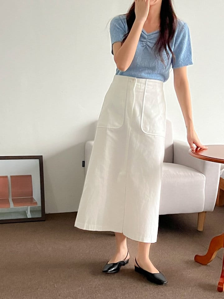 Bytheshew - Korean Women Fashion - #womensfashion - Draw Skirt - 8