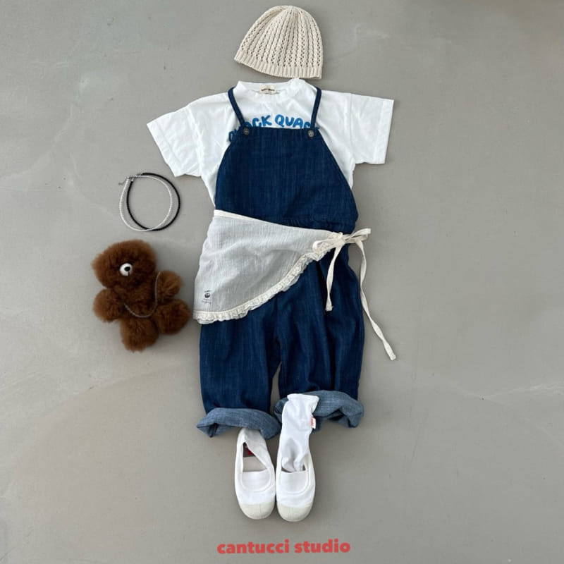Cantucci Studio - Korean Children Fashion - #todddlerfashion - Loki Denim Overalls - 6