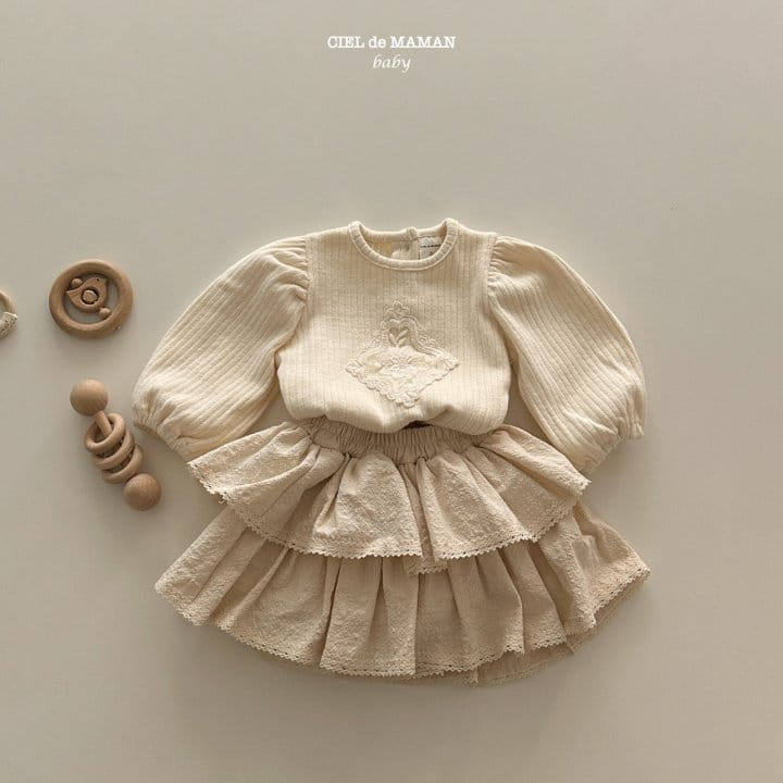 Ciel De Maman - Korean Children Fashion - #childrensboutique - Motive Frill Tee - 5