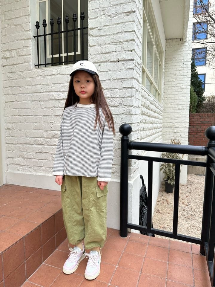 Coco-beige - Korean Children Fashion - #Kfashion4kids - Small Line Tee - 3