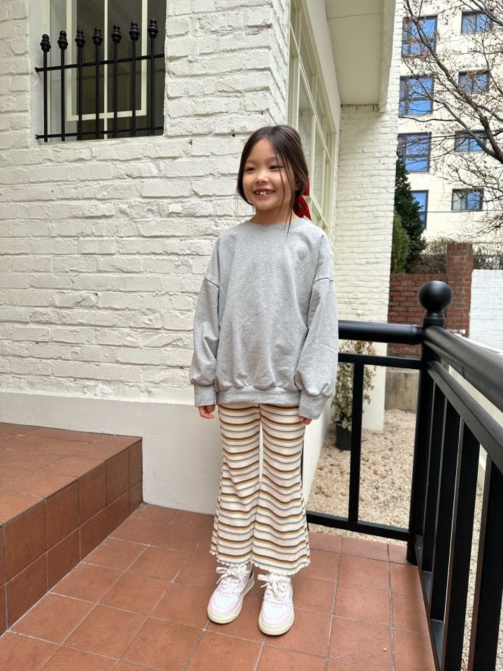 Coco-beige - Korean Children Fashion - #childrensboutique - Tanghulu Rib Pants - 5