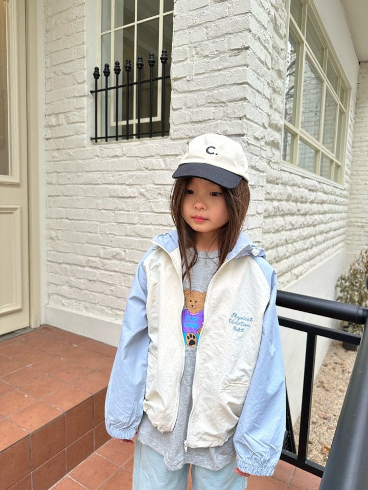 Coco-beige - Korean Children Fashion - #childrensboutique - Hoody Windbreaker  - 2