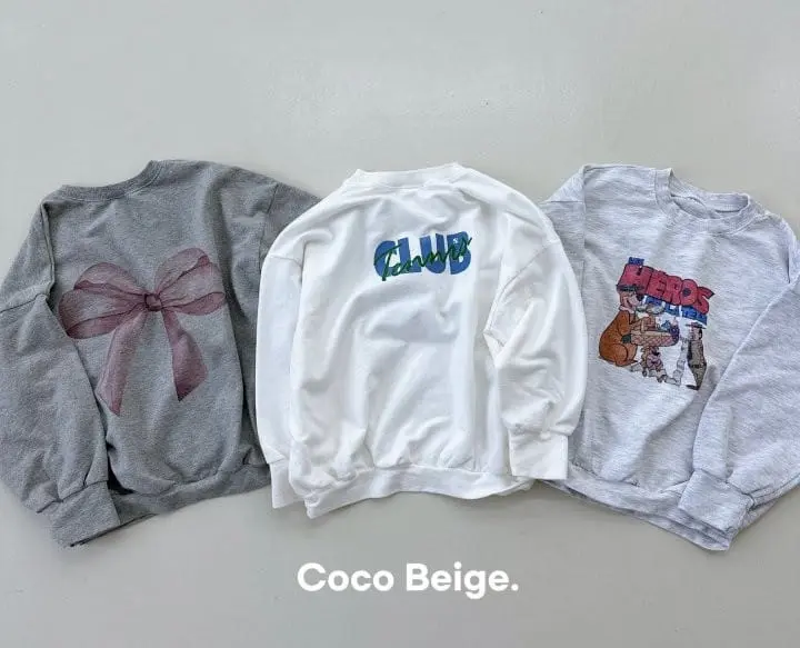 Coco-beige - Korean Children Fashion - #childrensboutique - Malrang Sweatshirt