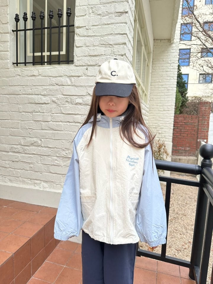 Coco-beige - Korean Children Fashion - #designkidswear - Hoody Windbreaker  - 4