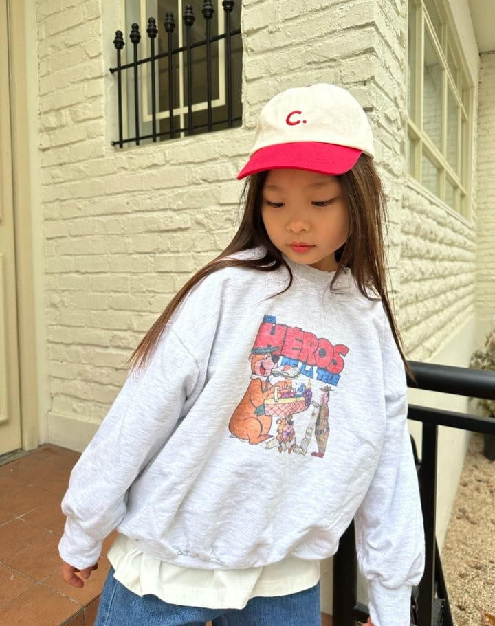 Coco-beige - Korean Children Fashion - #kidsshorts - Malrang Sweatshirt - 5