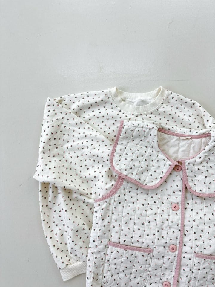 Coco-beige - Korean Children Fashion - #kidsstore - Spring Flower Vest - 3