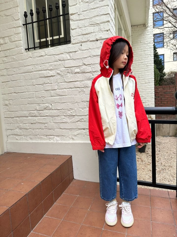 Coco-beige - Korean Children Fashion - #littlefashionista - Hoody Windbreaker  - 10