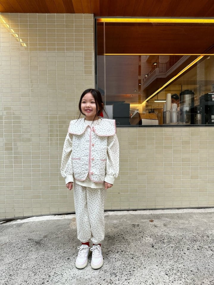 Coco-beige - Korean Children Fashion - #minifashionista - Spring Flower Vest - 8