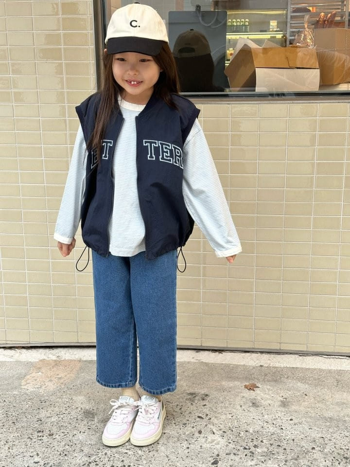 Coco-beige - Korean Children Fashion - #minifashionista - Small Line Tee - 6