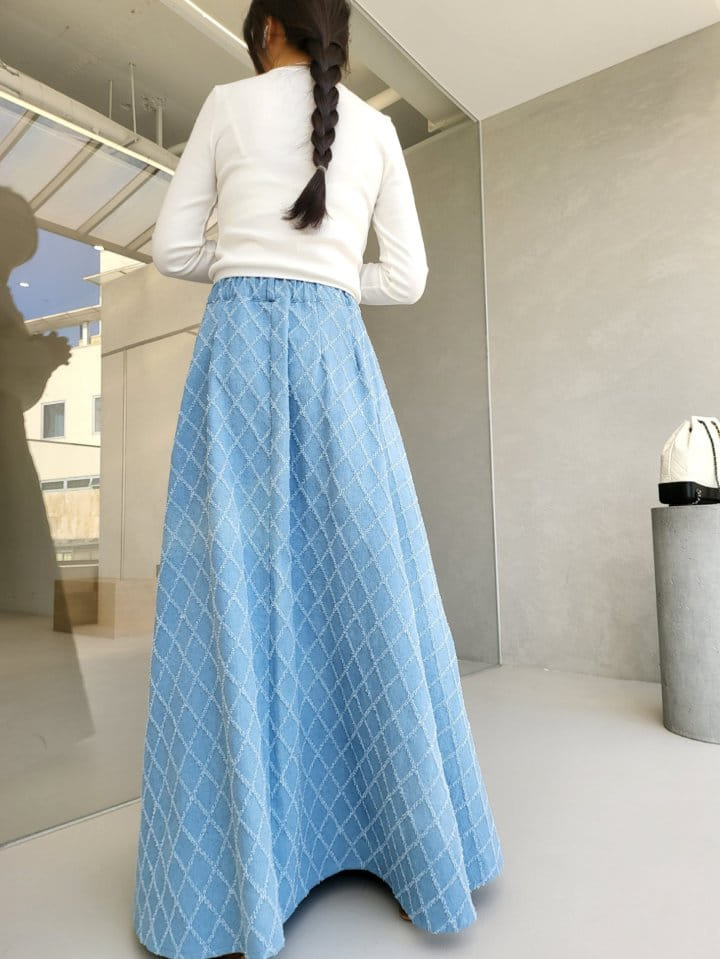 Corner0123 - Korean Women Fashion - #womensfashion - Denim Open Skirt - 4