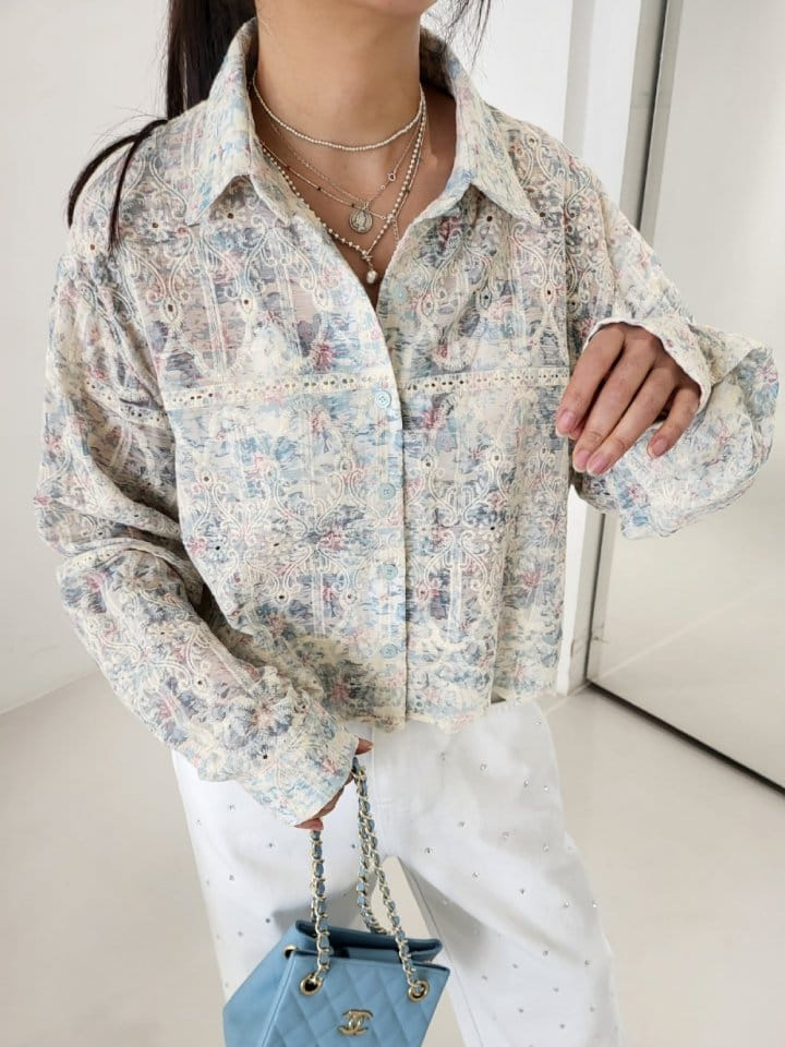 Corner0123 - Korean Women Fashion - #momslook - Embroidery Shirt