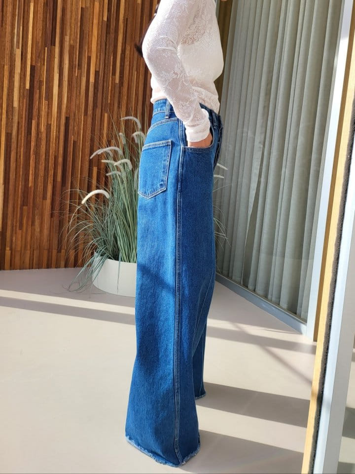 Corner0123 - Korean Women Fashion - #momslook - Straight Wrinkle Pants - 2