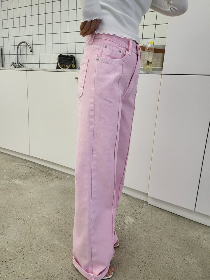 Corner0123 - Korean Women Fashion - #momslook - Dyeing Pintuck Pants - 3