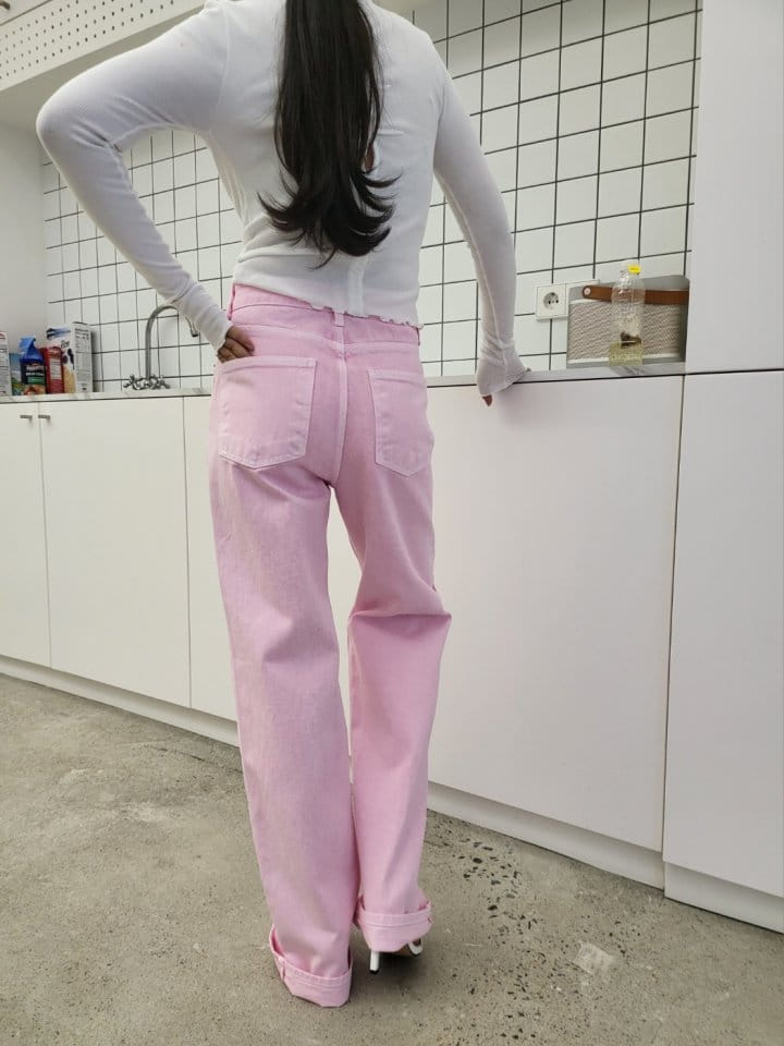 Corner0123 - Korean Women Fashion - #momslook - Dyeing Pintuck Pants - 4