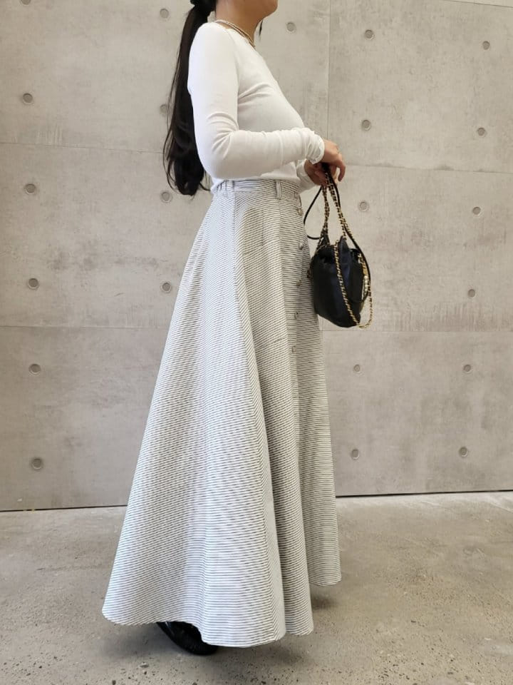 Corner0123 - Korean Women Fashion - #pursuepretty - ST Open Skirt - 6