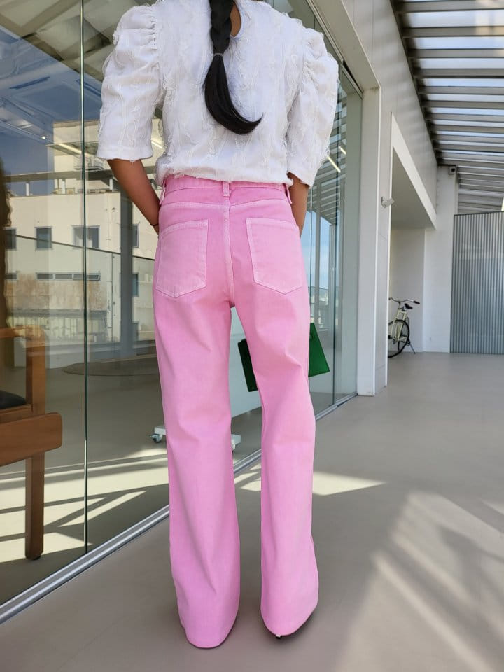 Corner0123 - Korean Women Fashion - #restrostyle - Dyeing Pintuck Pants - 9