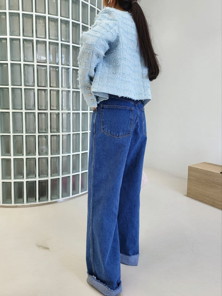 Corner0123 - Korean Women Fashion - #vintagekidsstyle - Cube Jacket - 3
