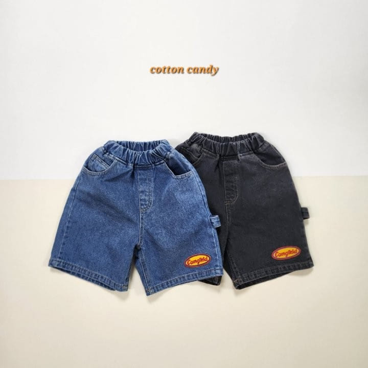 Cotton-candy  - Korean Children Fashion - #prettylittlegirls - Wappen Capri Shorts