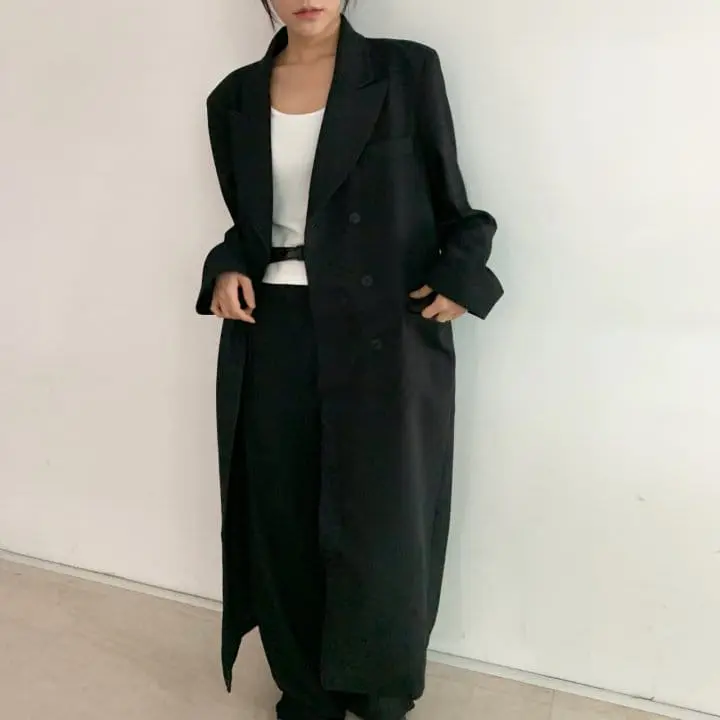 Cover - Korean Women Fashion - #momslook - Mose Double Coat - 9