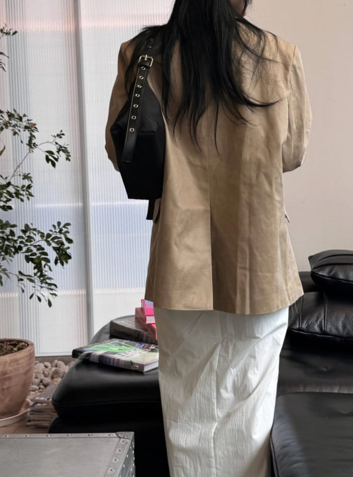 Cover - Korean Women Fashion - #momslook - Crack Over Jacket - 5