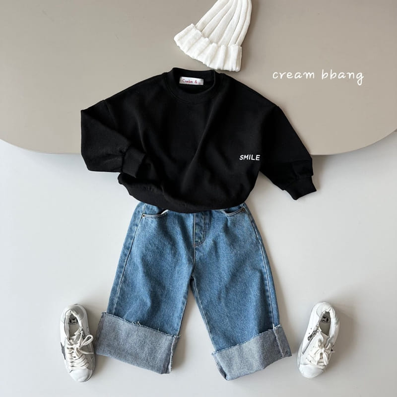 Cream Bbang - Korean Children Fashion - #Kfashion4kids - Smile Sweatshirt - 10