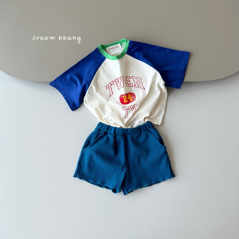 Cream Bbang - Korean Children Fashion - #fashionkids - Color Raglan Tee - 10