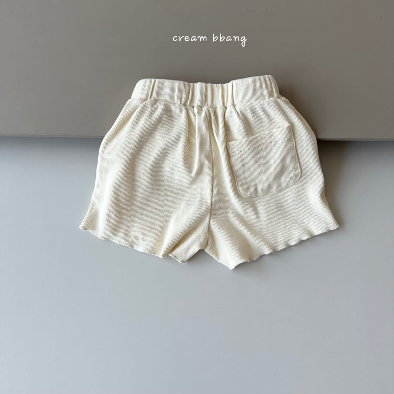 Cream Bbang - Korean Children Fashion - #kidsstore - Rib Shorts - 3