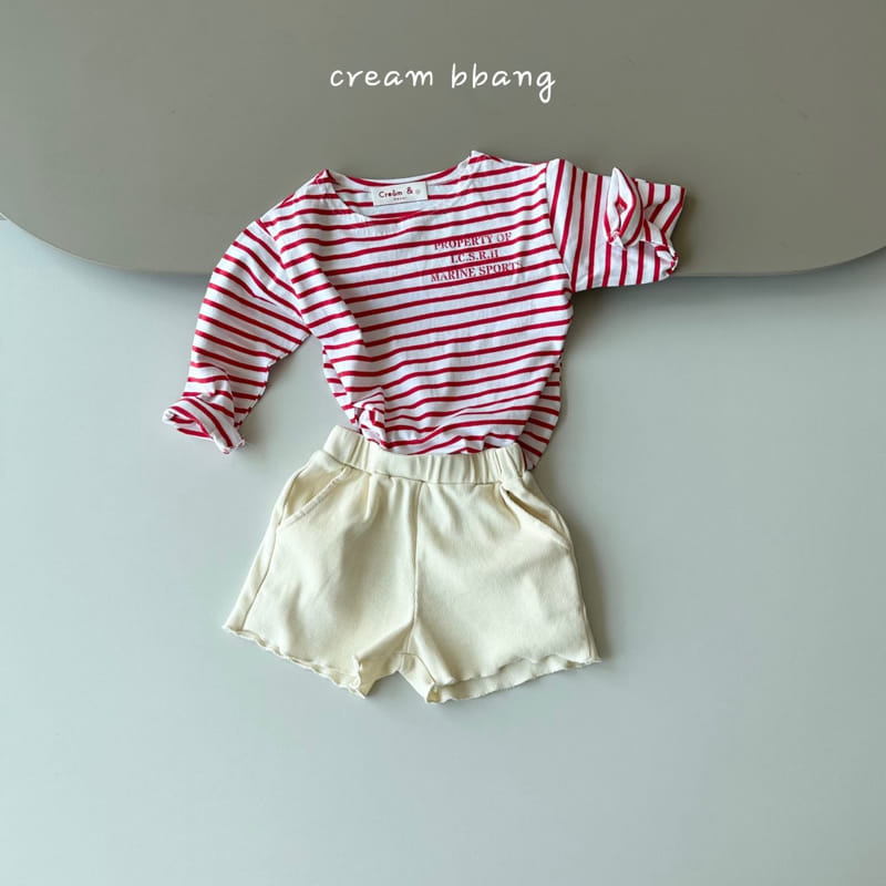 Cream Bbang - Korean Children Fashion - #stylishchildhood - Marine ST Tee - 6