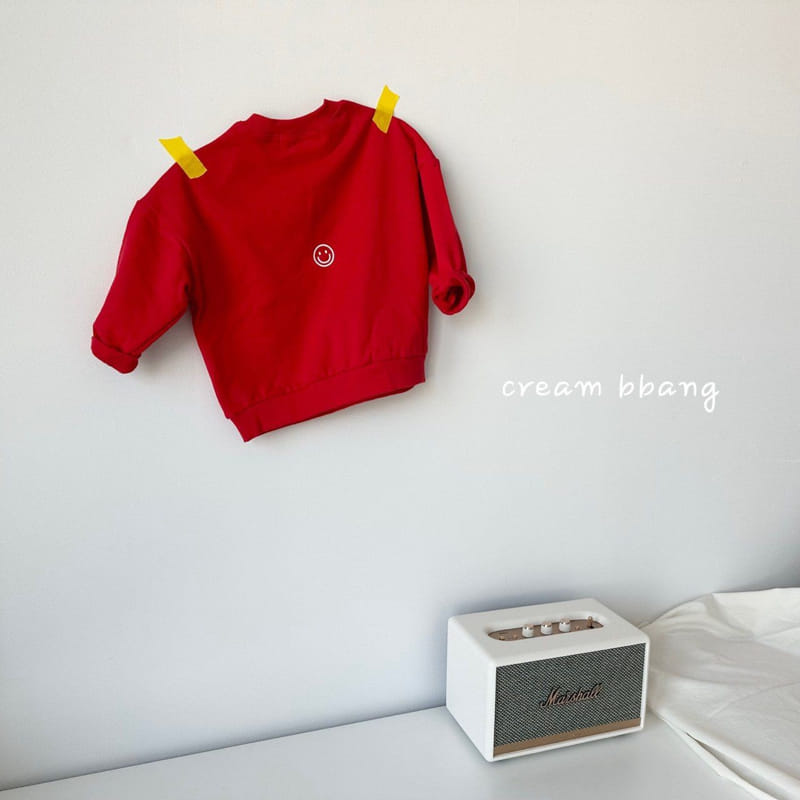 Cream Bbang - Korean Children Fashion - #stylishchildhood - Smile Sweatshirt