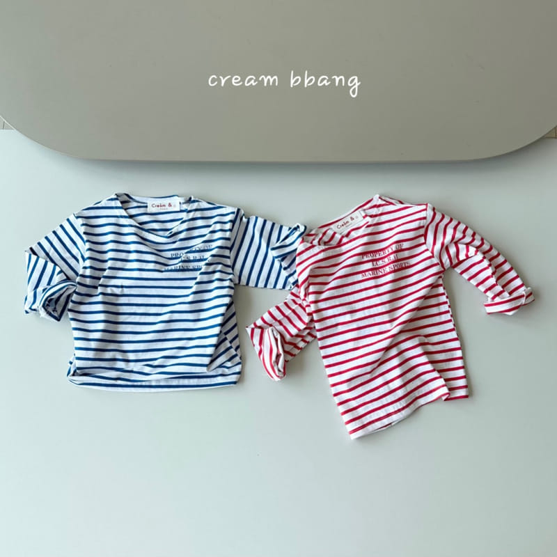 Cream Bbang - Korean Children Fashion - #prettylittlegirls - Marine ST Tee - 4